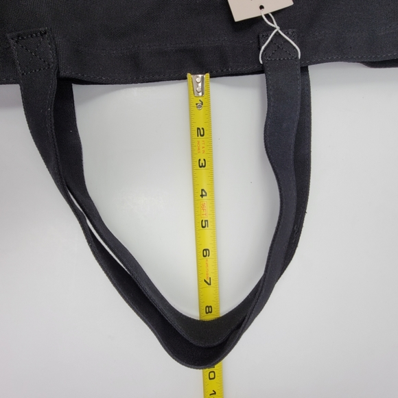 Most Wanted USA Pride Black Cotton Canvas Love is Love Tote Bag - Picture 12 of 16